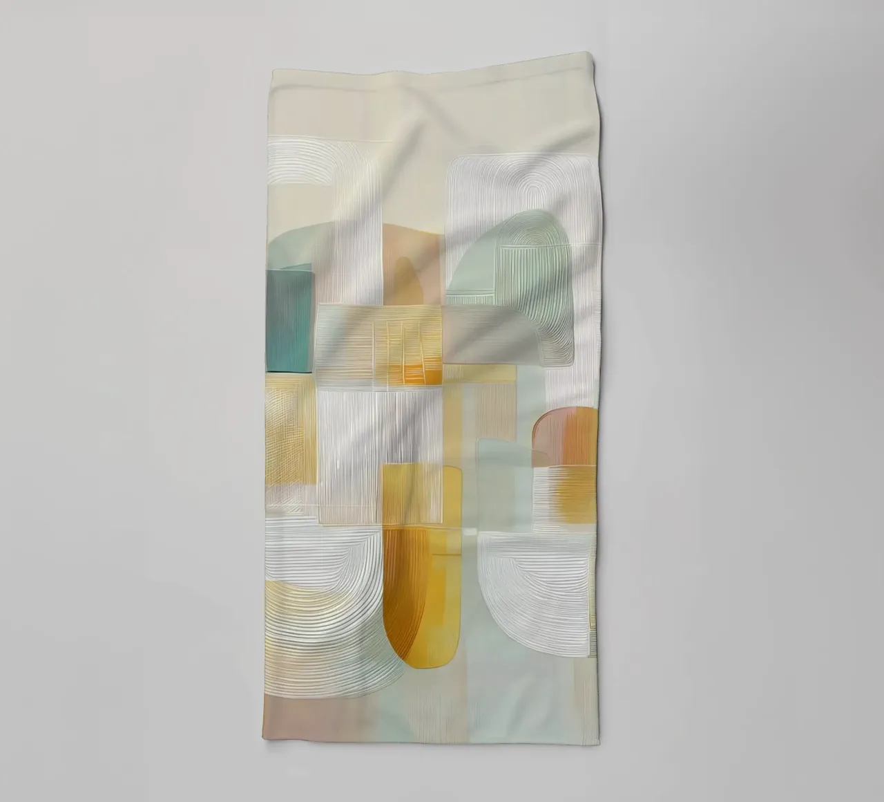Abstract forms towel by Pictura