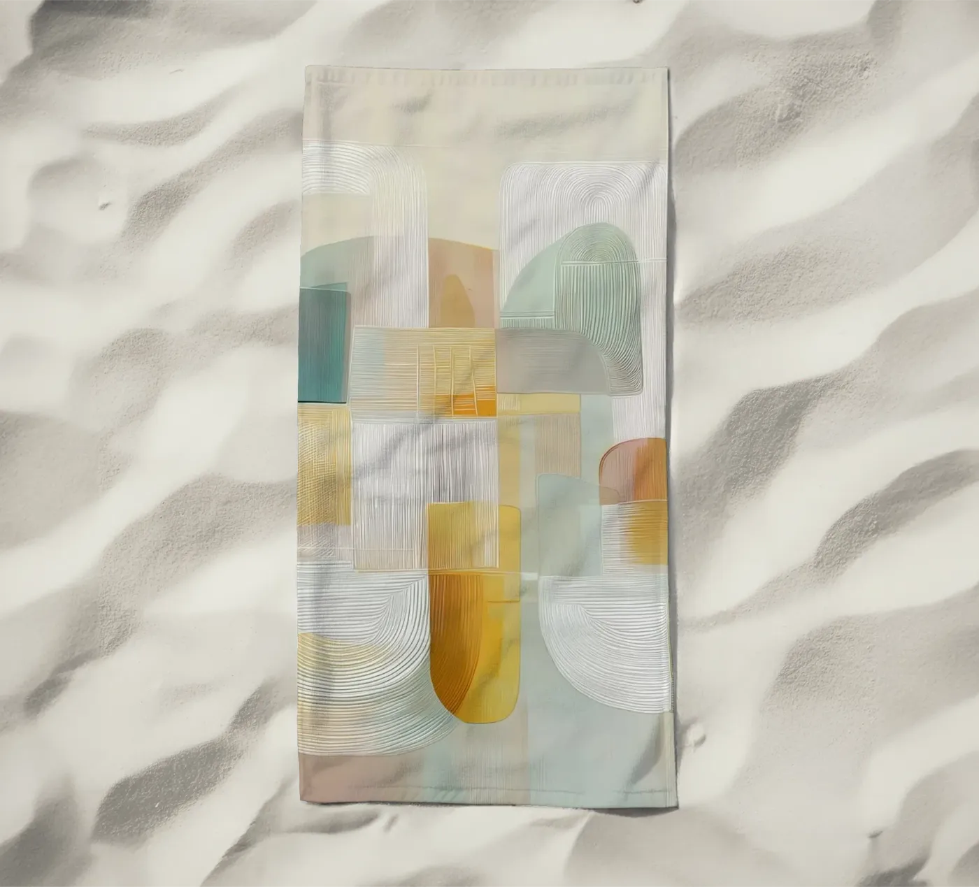 Formes abstraites serviette de plage de Pictura
