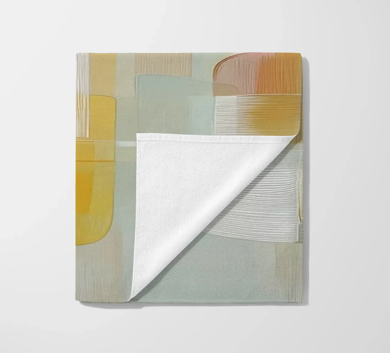 Abstrakte Formen Strandtuch von Pictura