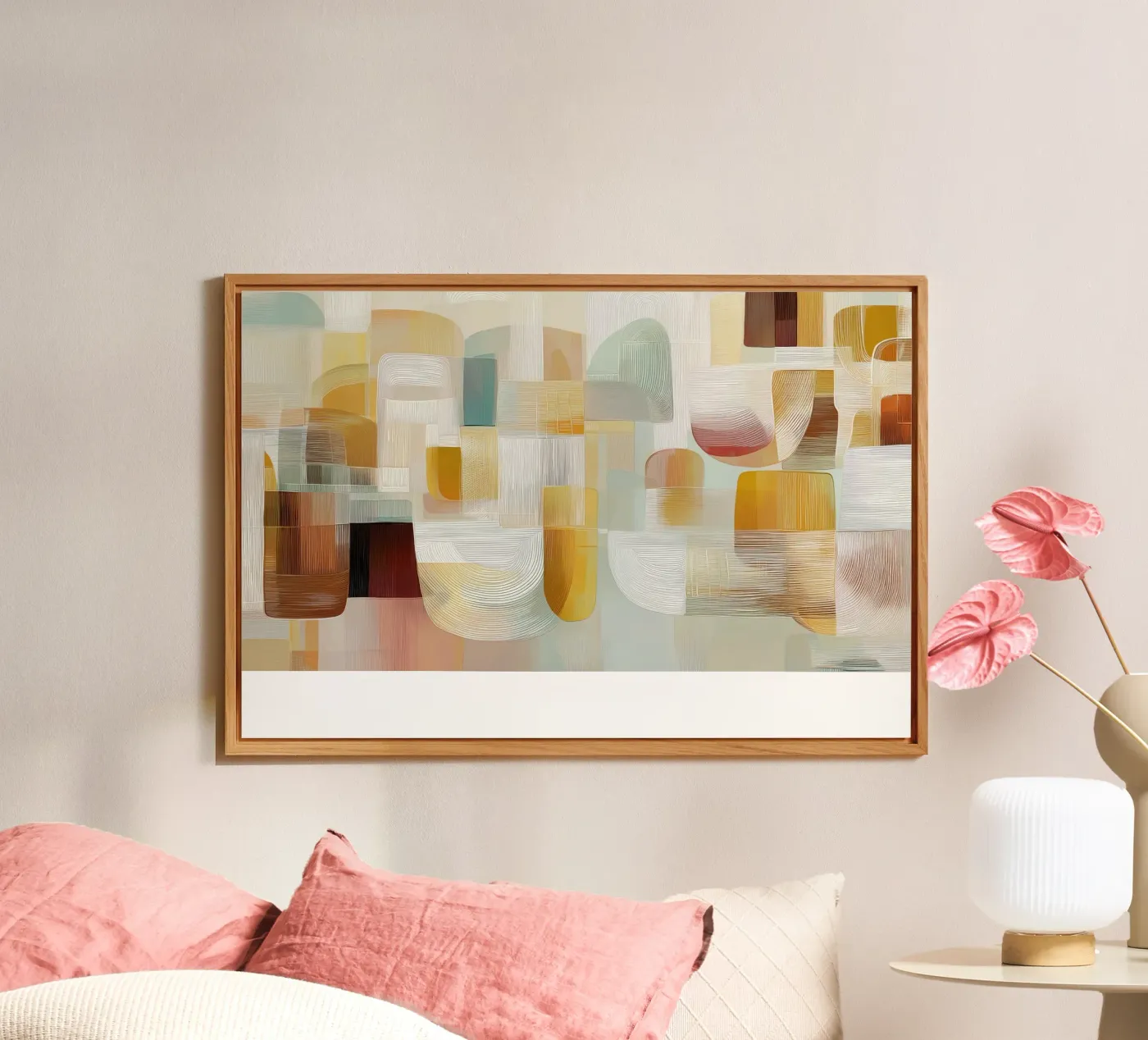 Abstracte vormen forex-plaat van Pictura