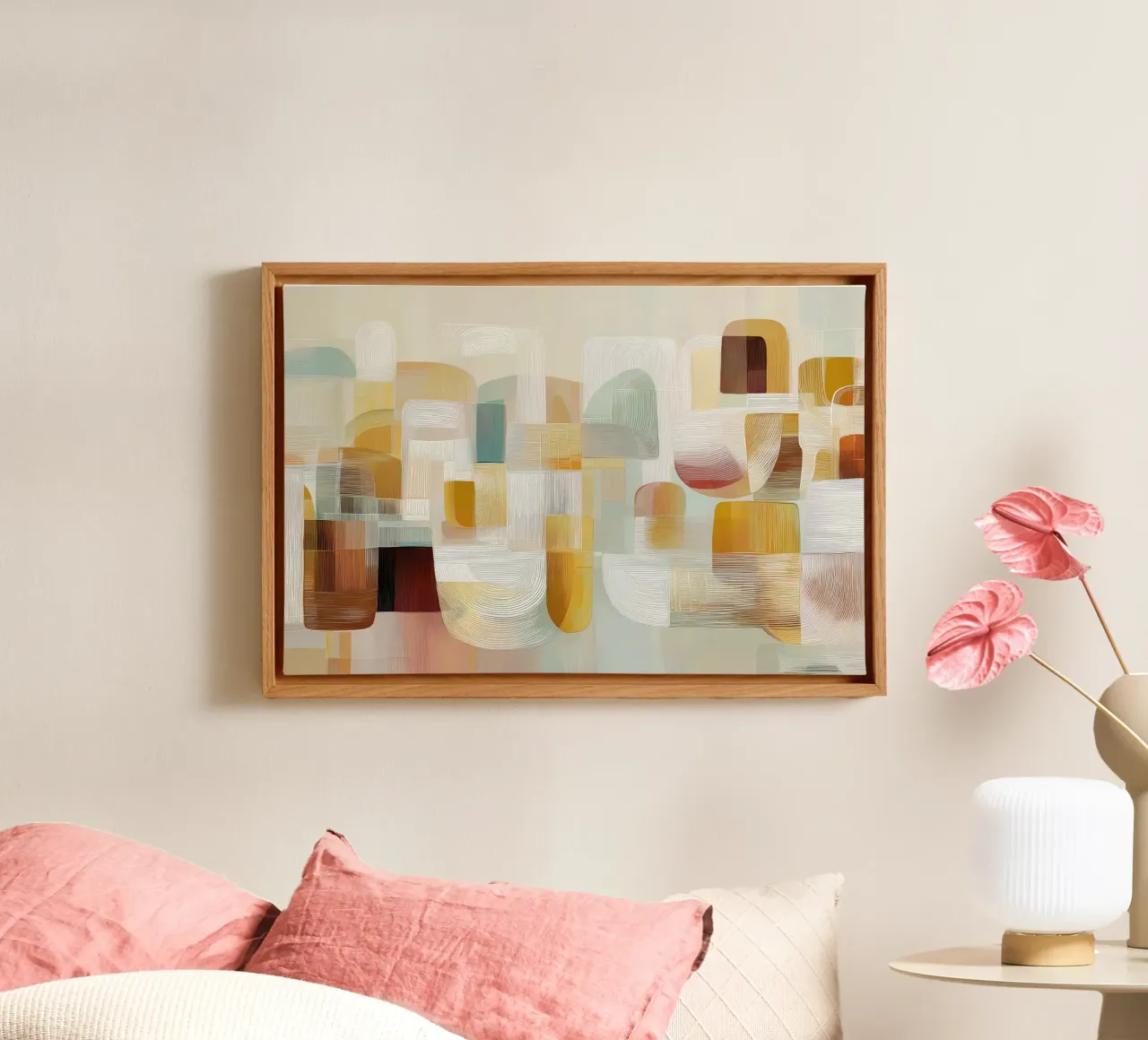 Abstract forms canvas by Pictura