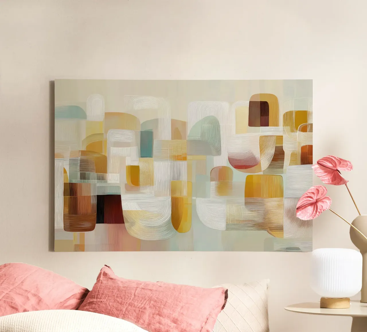 Abstract forms canvas by Pictura