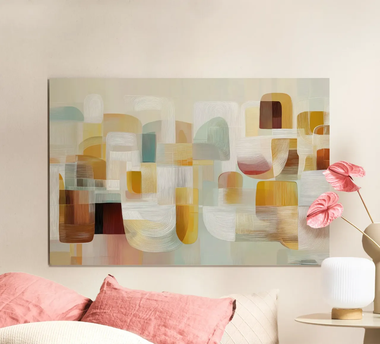 Abstract forms poster by Pictura