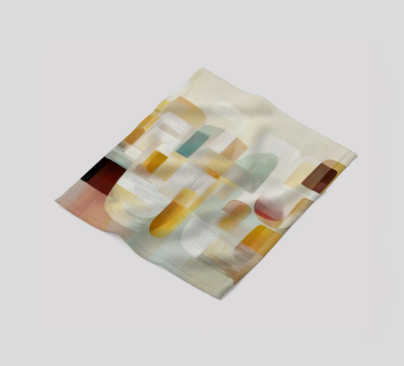 Abstract forms fleecedeken van Pictura