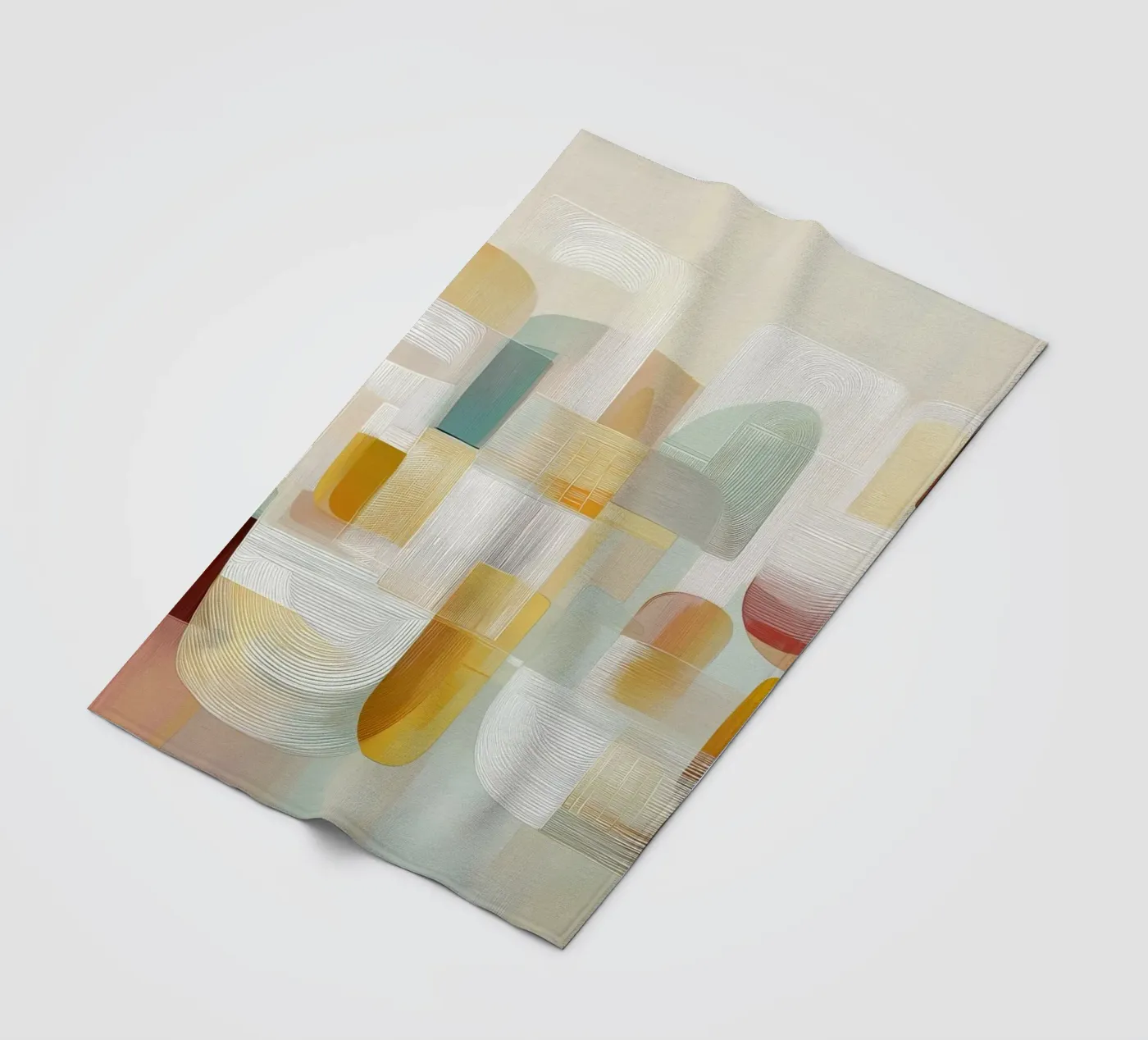 Abstract forms fleecedeken van Pictura