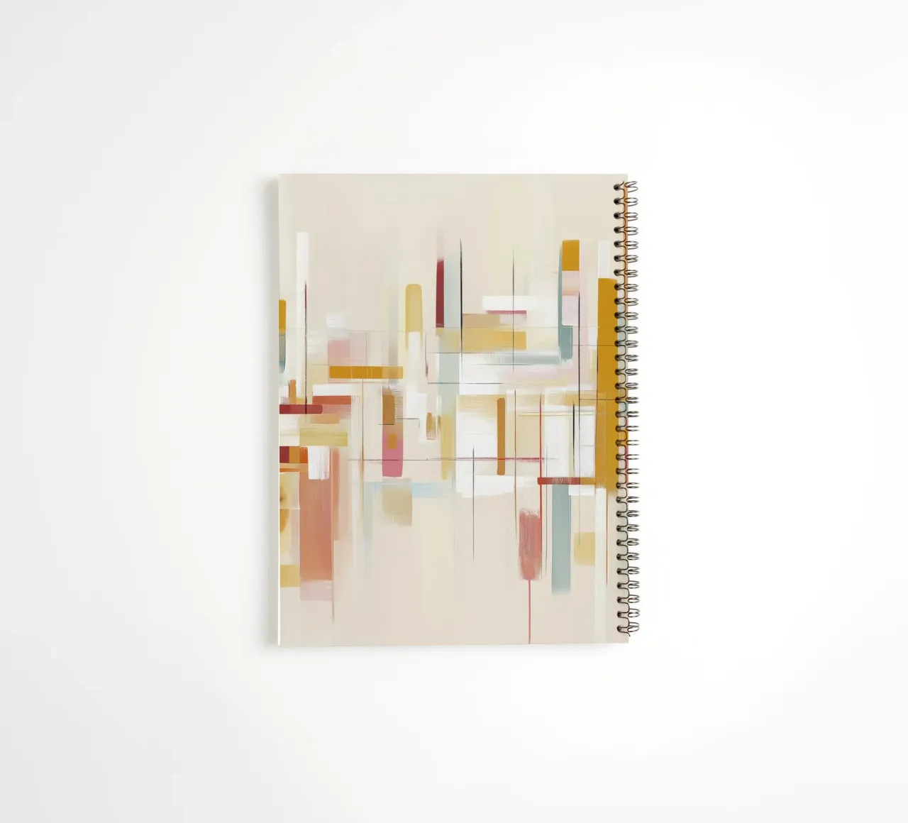 Abstract forms spiral notebook by Pictura