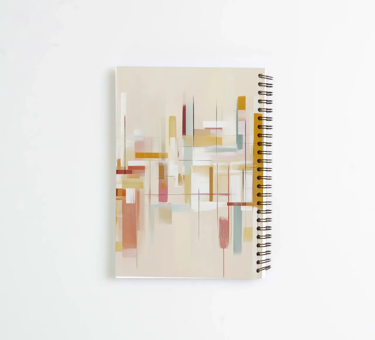 Abstract forms spiral notebook by Pictura