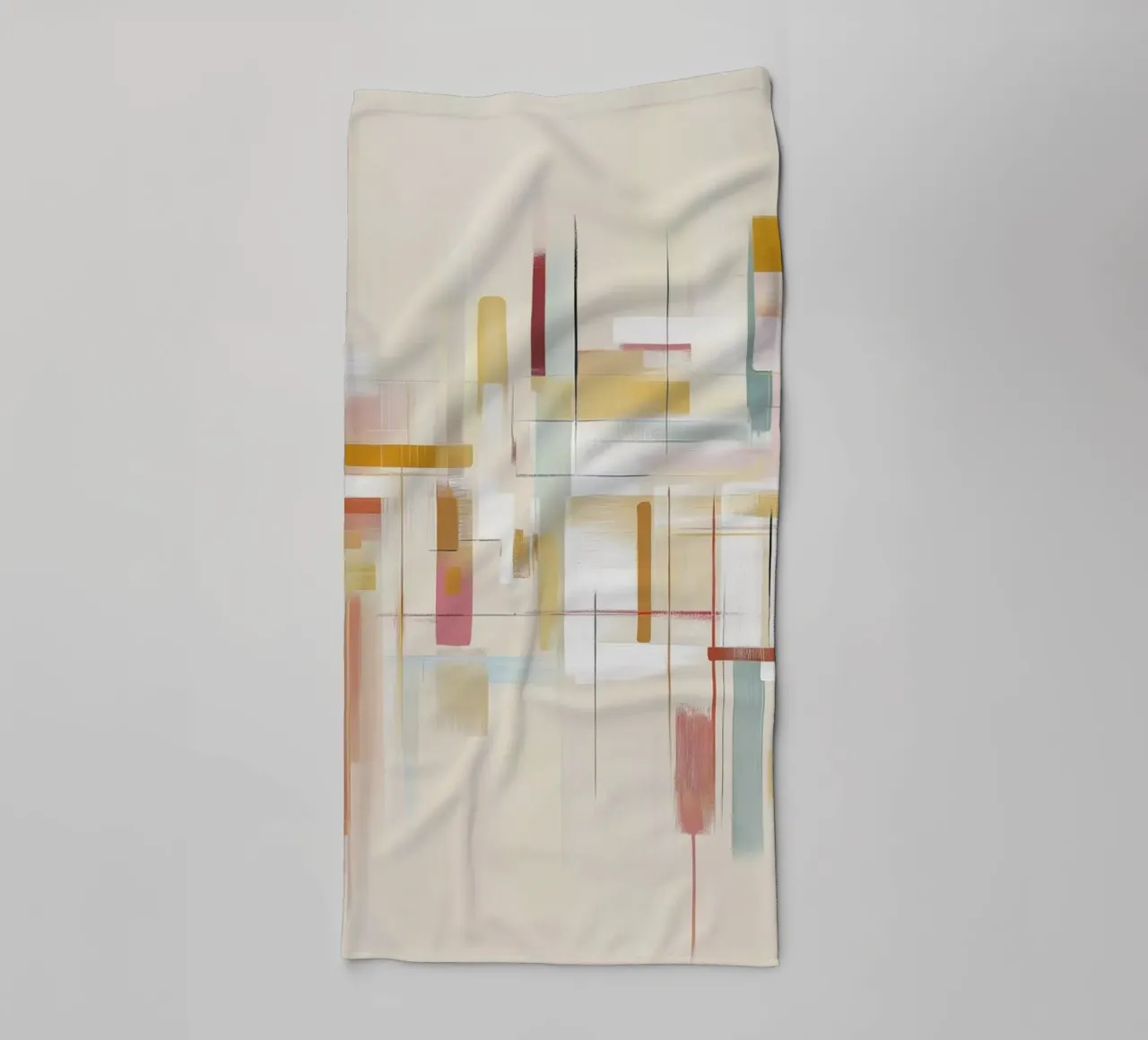 Abstract forms towel by Pictura