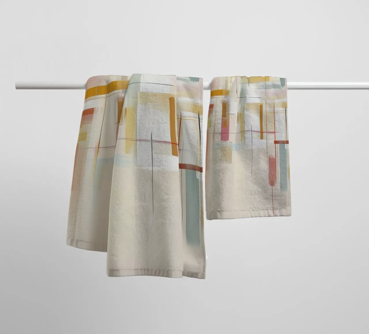 Abstract forms towel by Pictura