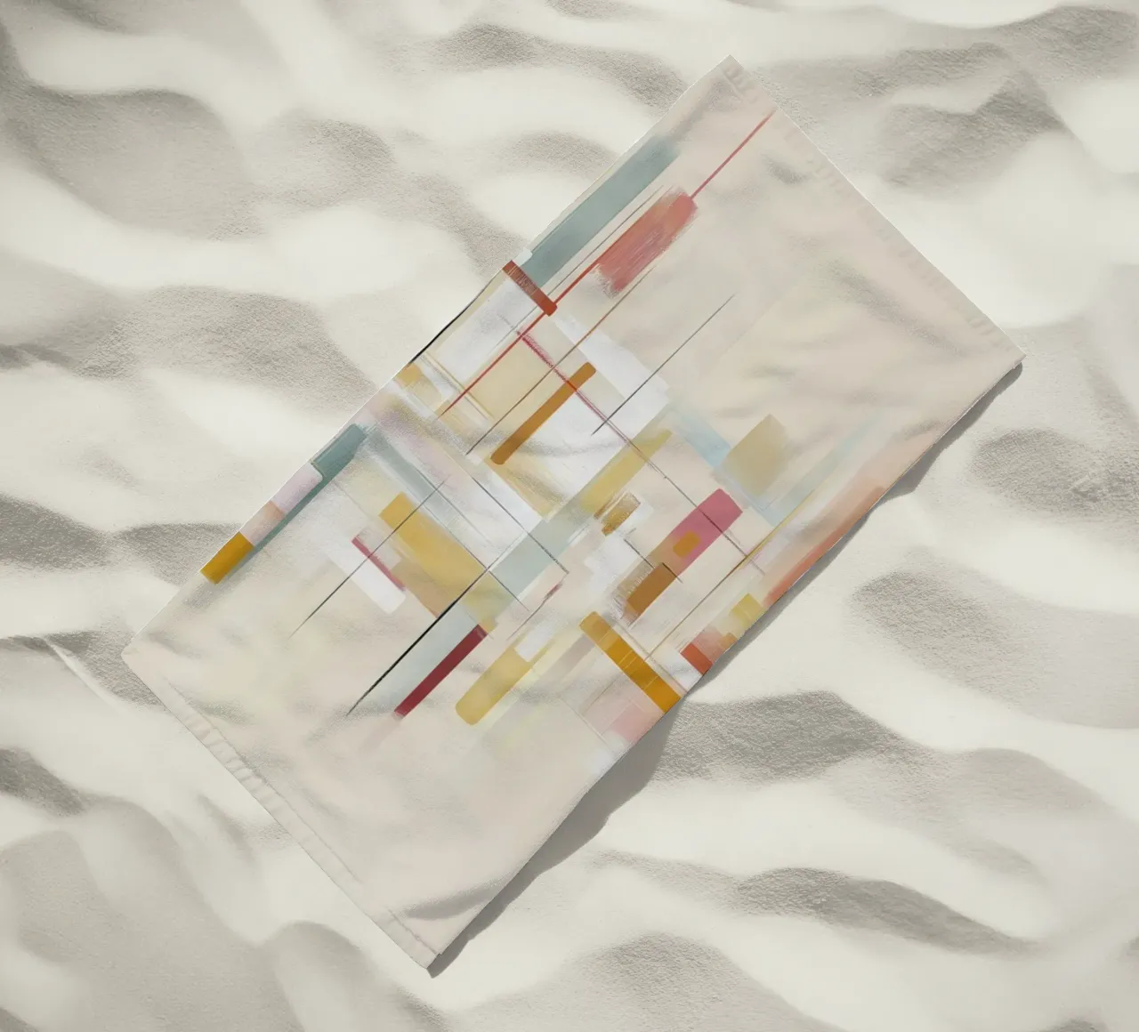 Abstract forms Strandtuch von Pictura