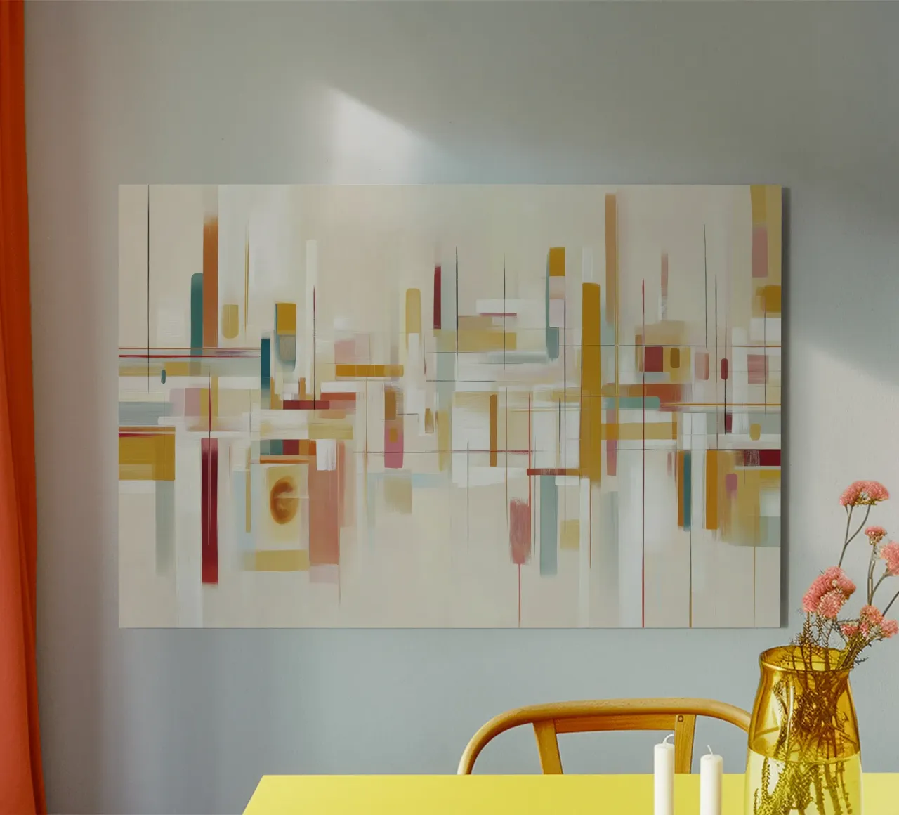 Abstracte vormen forex-plaat van Pictura