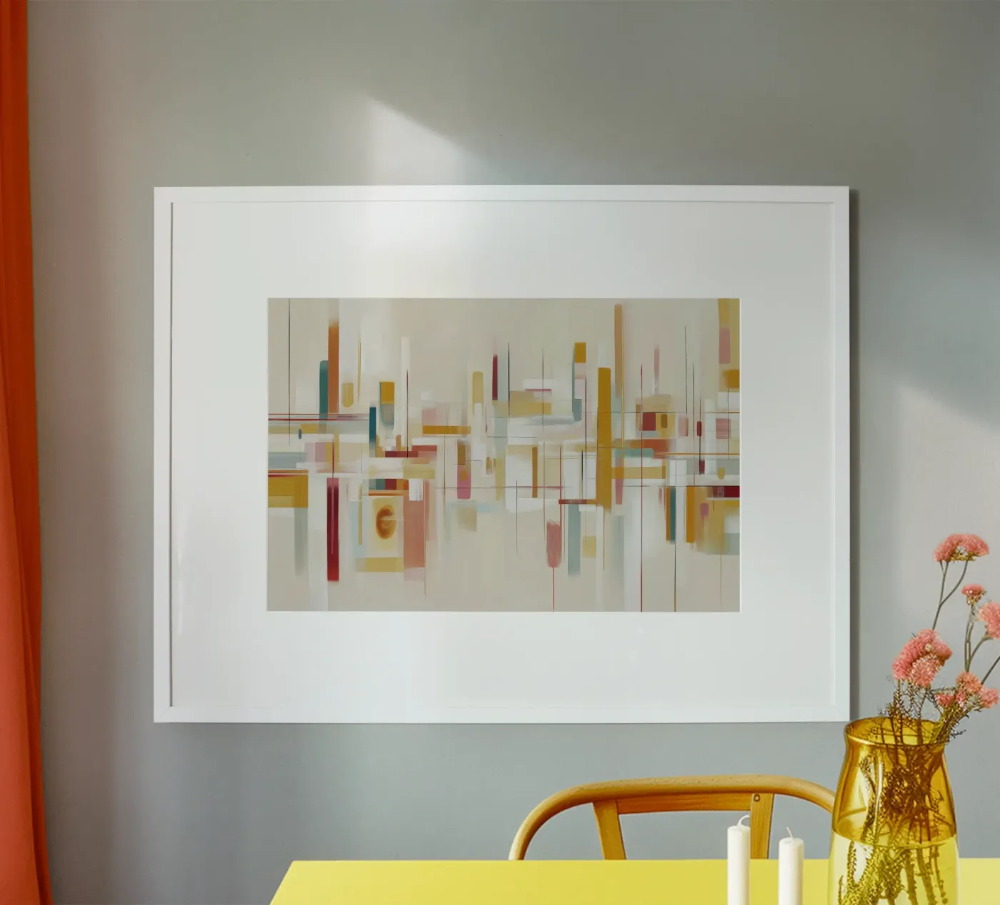 Abstract forms poster by Pictura