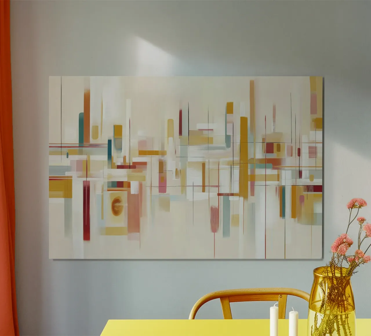 Abstract forms poster by Pictura