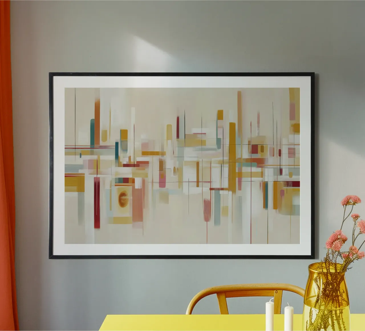 Abstract forms poster by Pictura