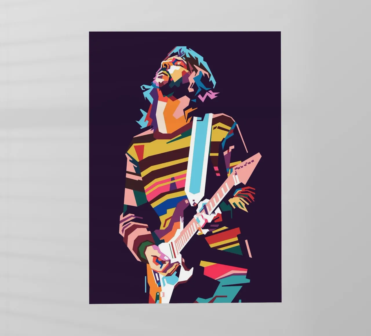 Eric Clapton pop art pellicola backlit da Hantamrata