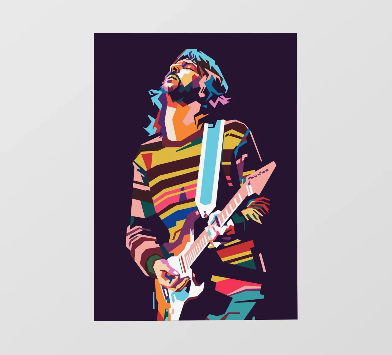 Eric Clapton pop art pellicola backlit da Hantamrata