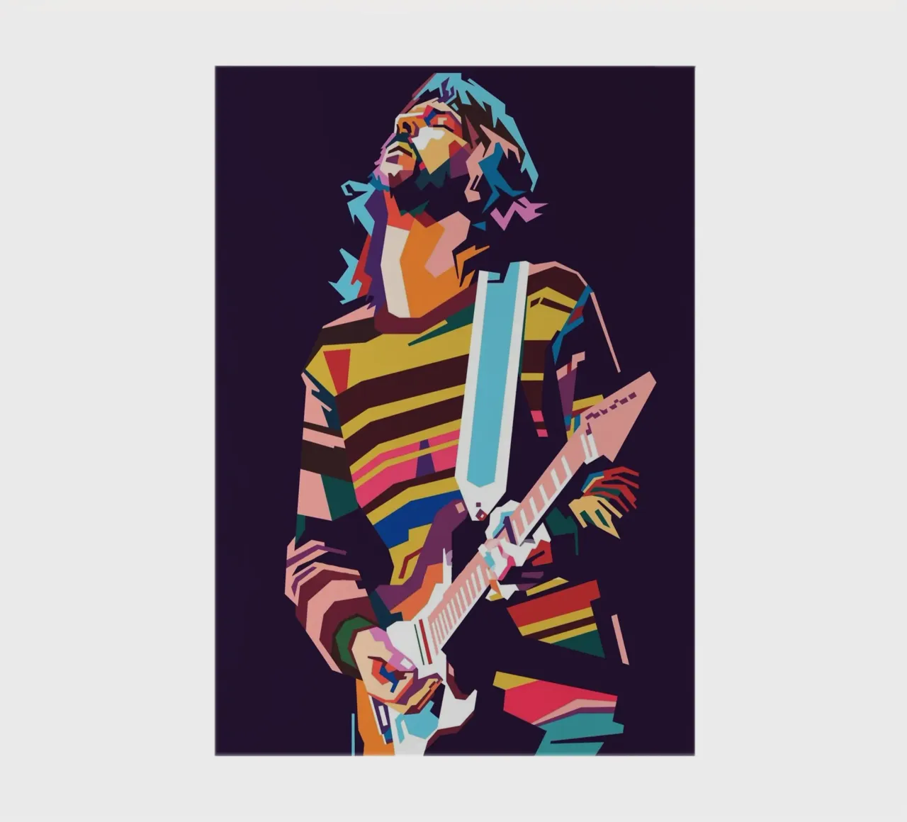 Eric Clapton pop art notebook by Hantamrata