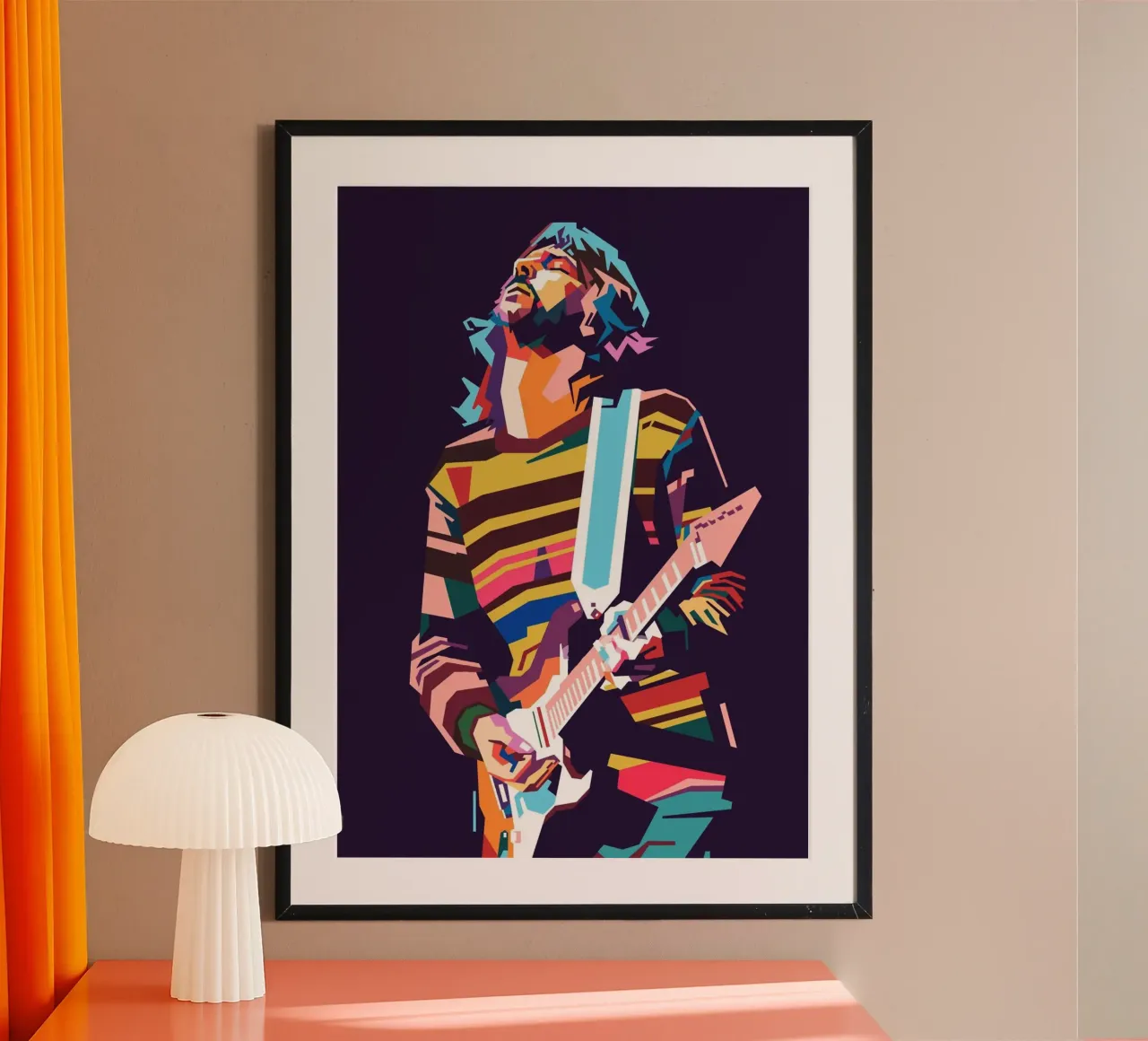 Eric Clapton pop art carta hahnemühle da Hantamrata