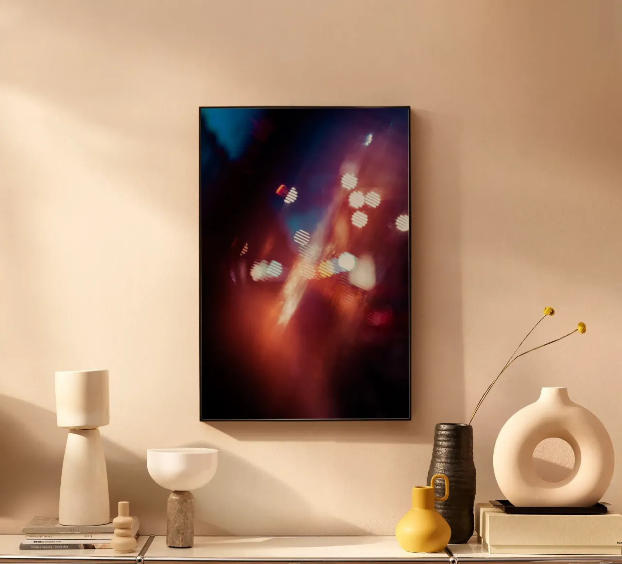 City Light three plexiglass da Flo Klein