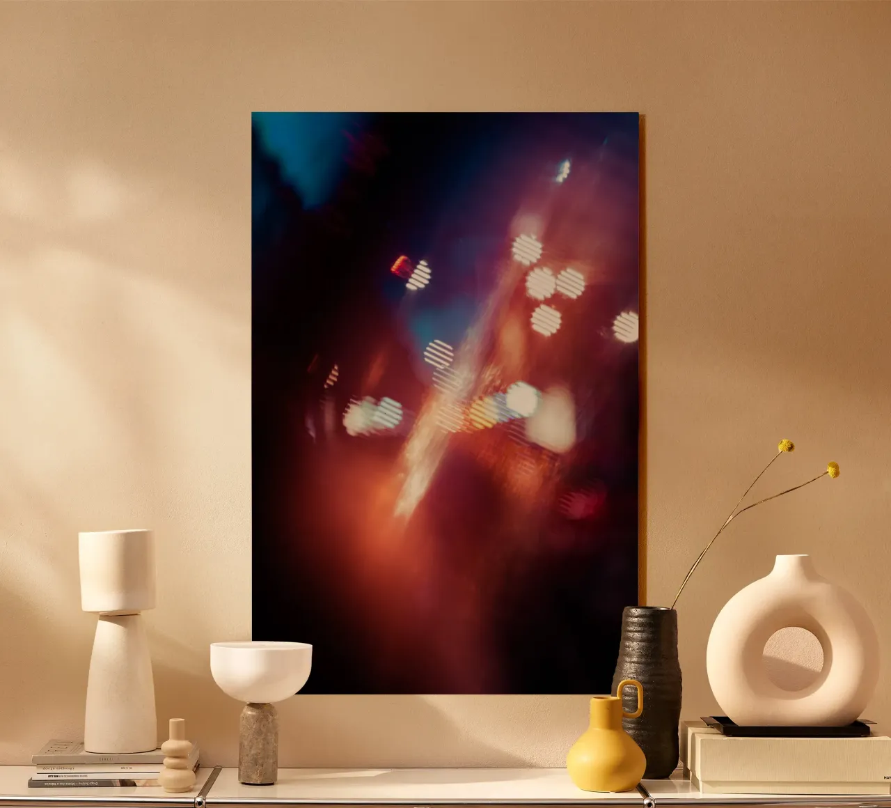 City Light three plexiglass da Flo Klein