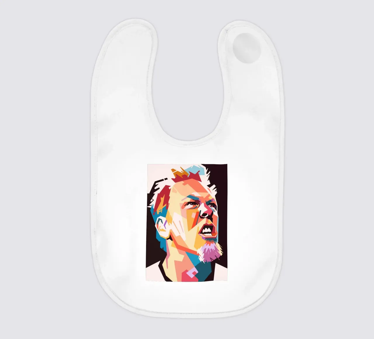 James Hetfield art bavaglino da Hantamrata