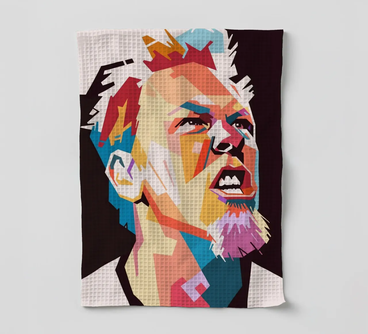 James Hetfield art canovaccio da cucina da Hantamrata