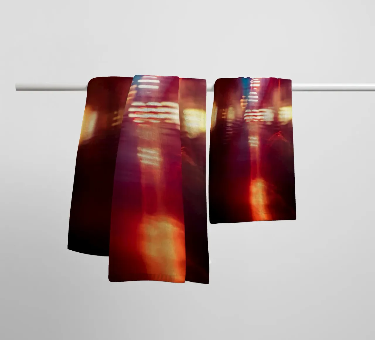 City Light four Handtuch von Flo Klein
