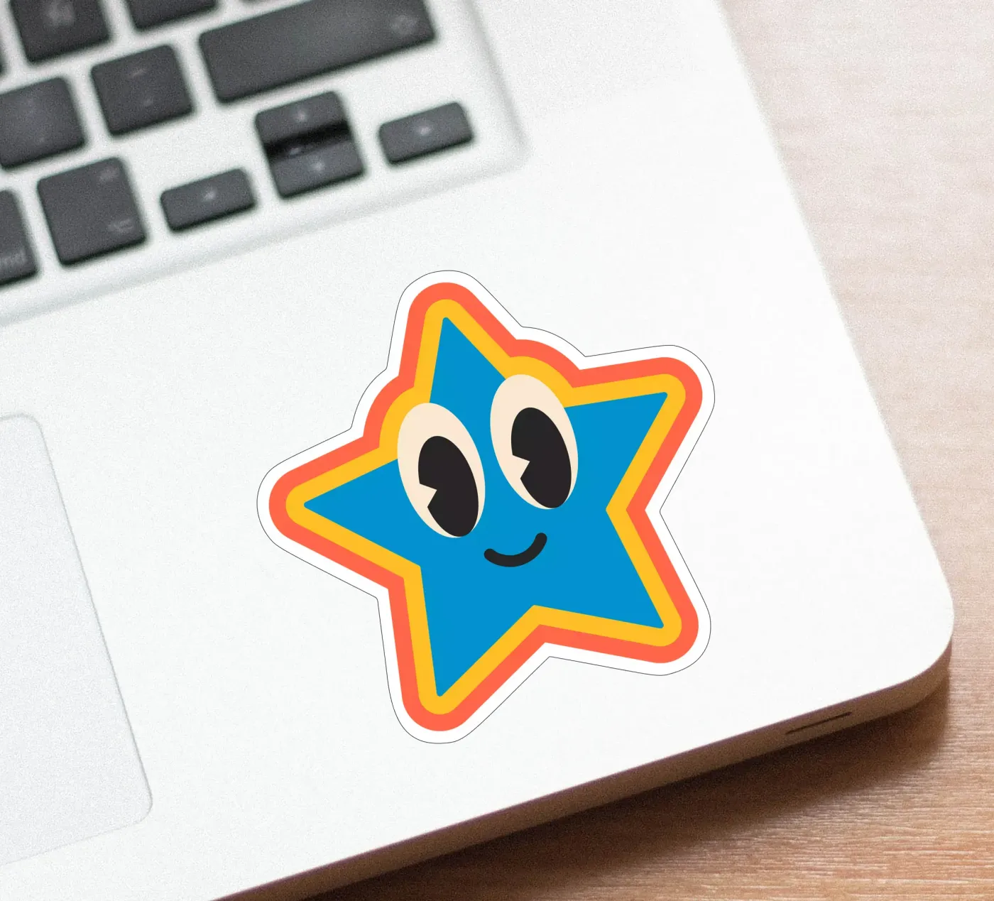 smiley sticker van Sticker King