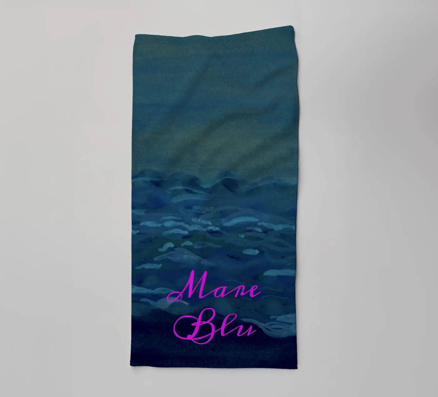 Mare blu badhanddoek van Nica Colorie