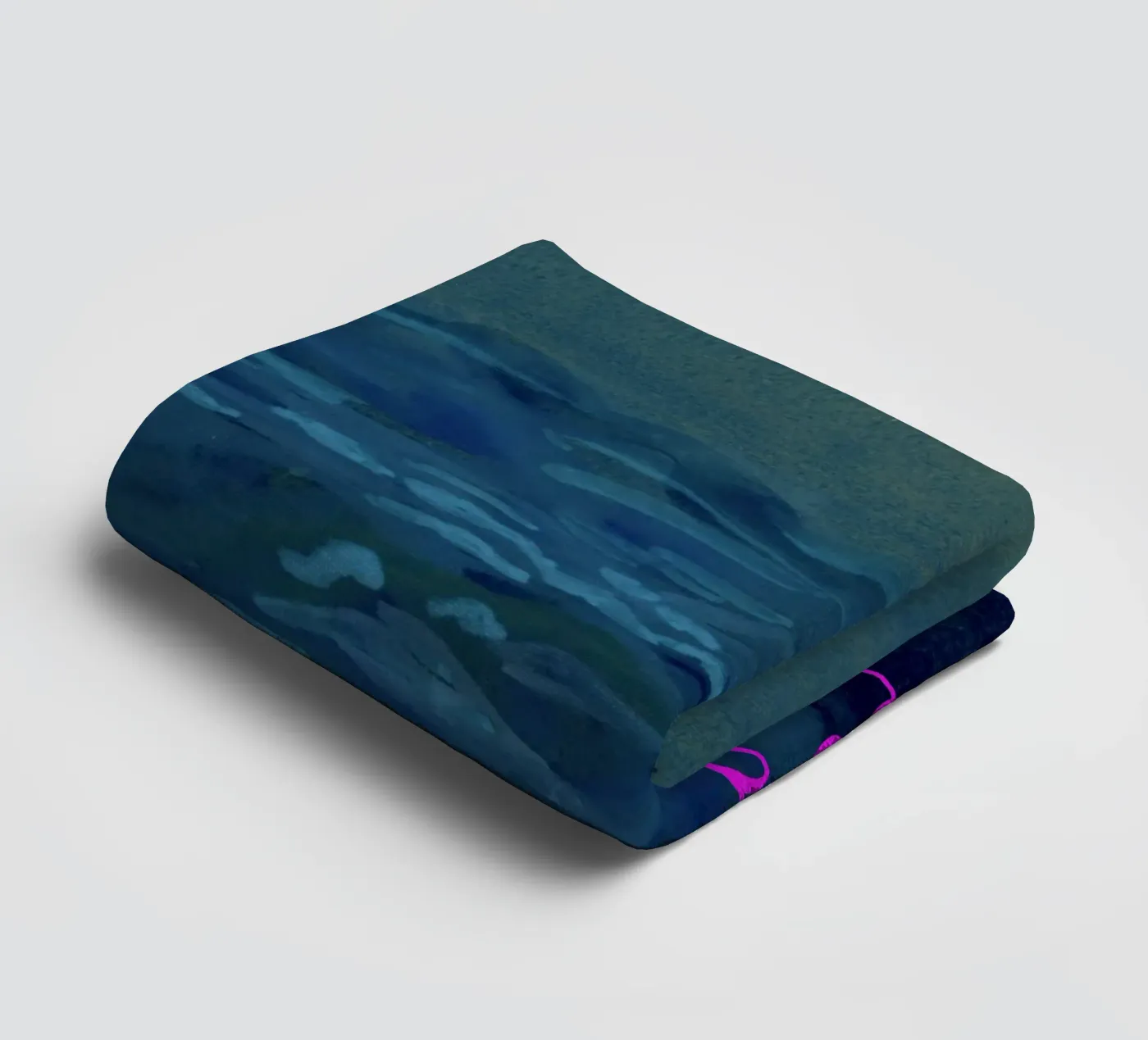 Mare blu badhanddoek van Nica Colorie