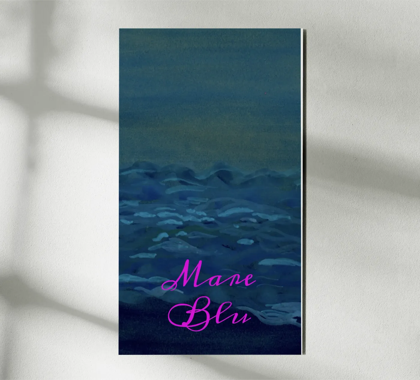 Mare blu alluminio dibond da Nica Colorie