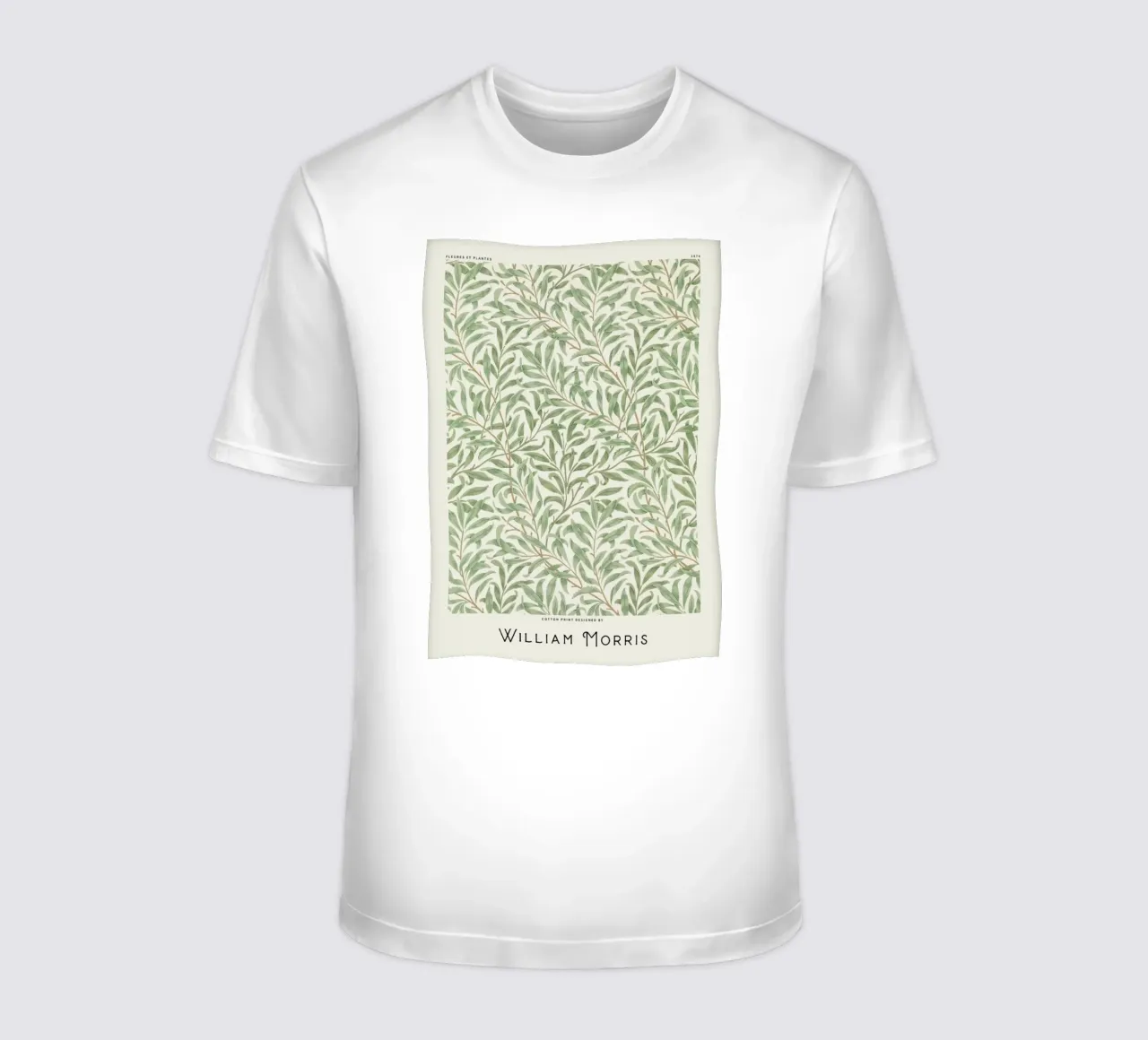 steli intrecciati e delicate foglie di salice t-shirt da Ropech Shop