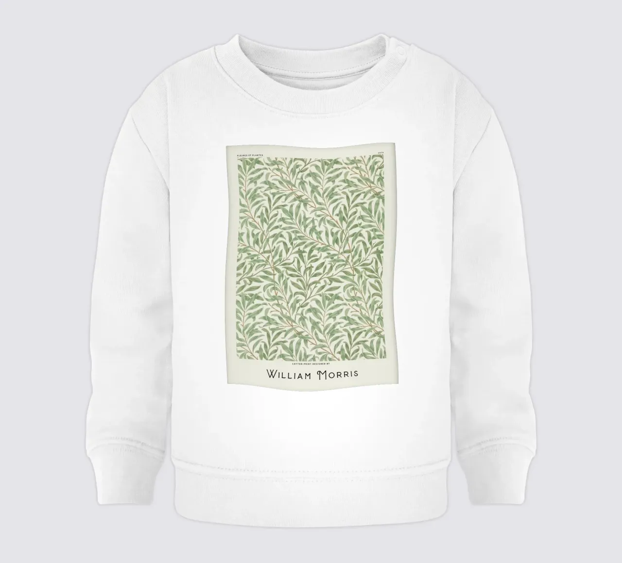steli intrecciati e delicate foglie di salice felpa neonato da Ropech Shop