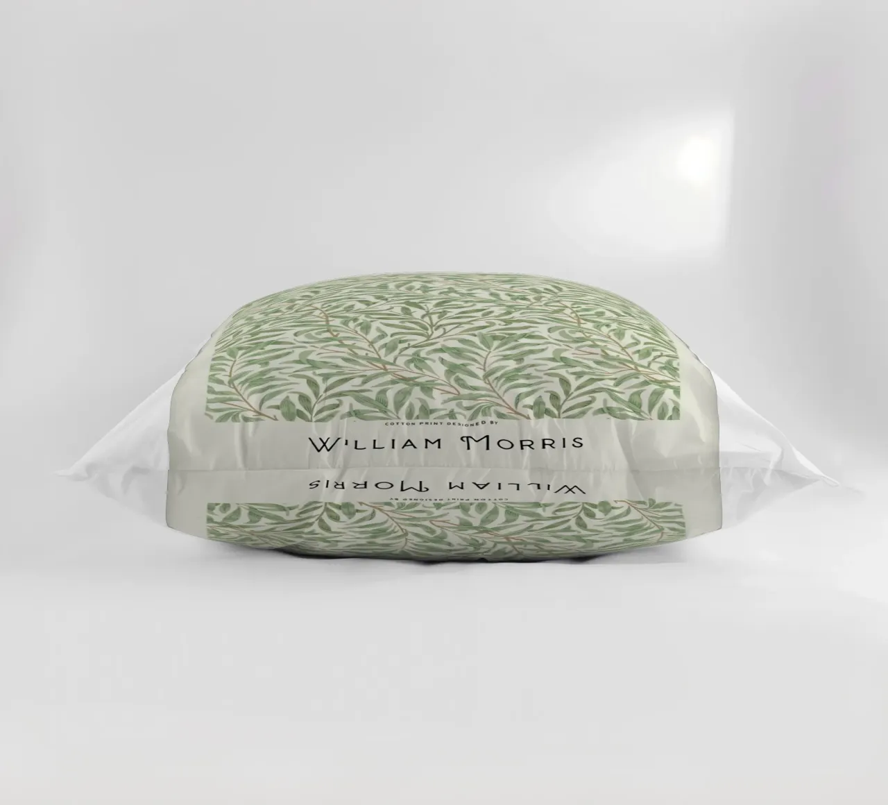 steli intrecciati e delicate foglie di salice cuscino da Ropech Shop