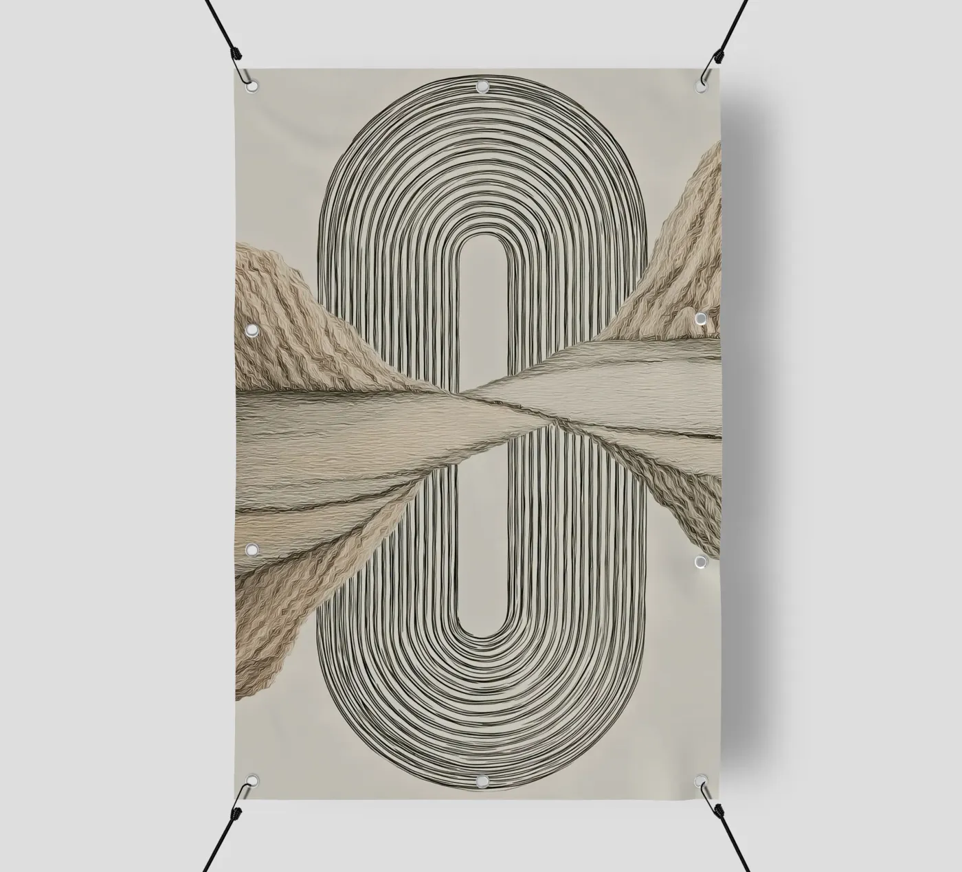 Abstract forms pvc cover by Pictura