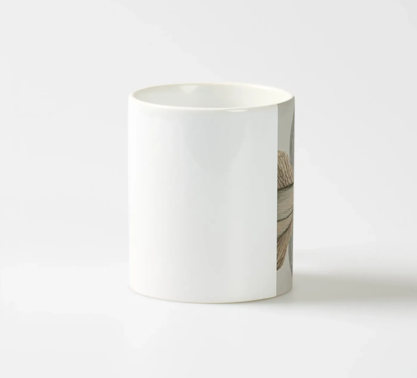 Abstract forms ceramic mug by Pictura
