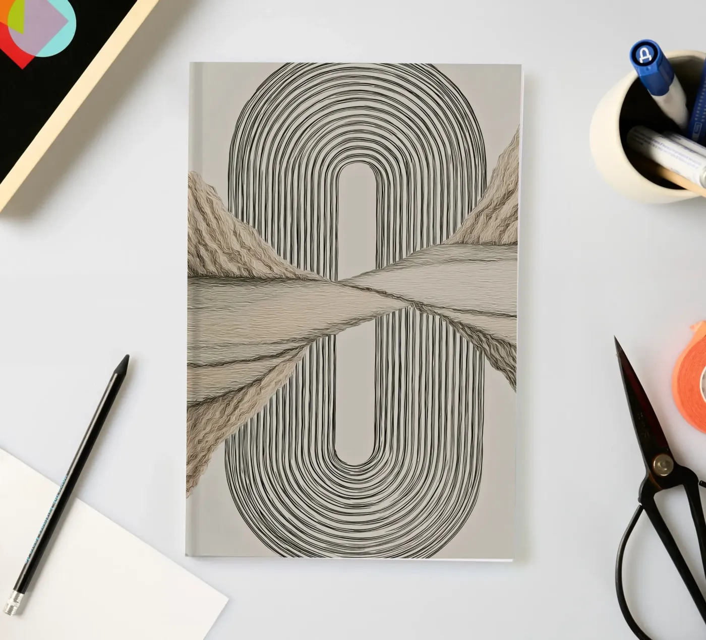 Abstract forms notebook by Pictura