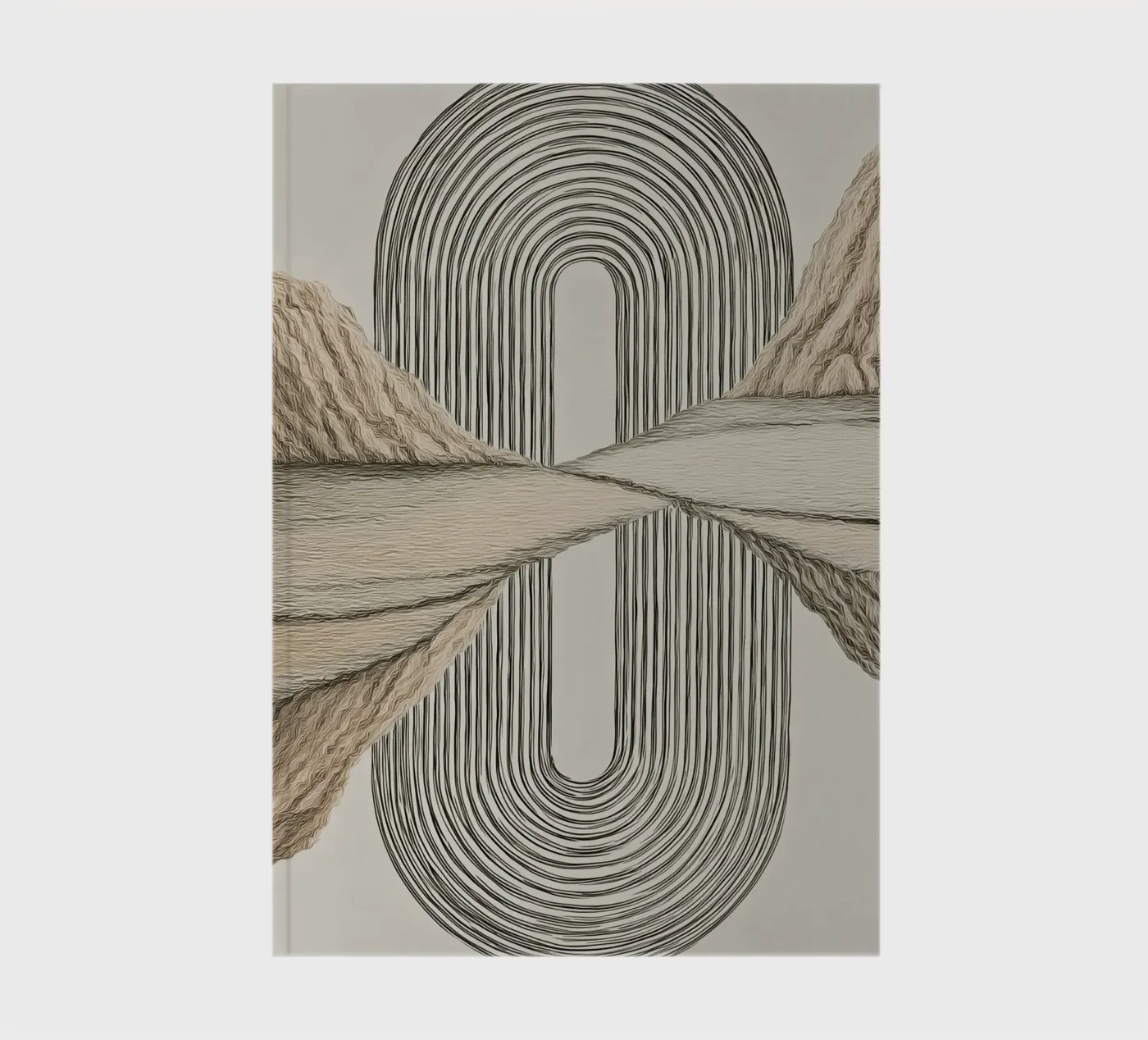 Abstract forms notebook by Pictura
