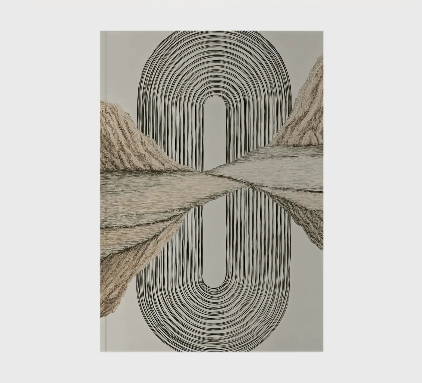 Abstract forms notebook by Pictura