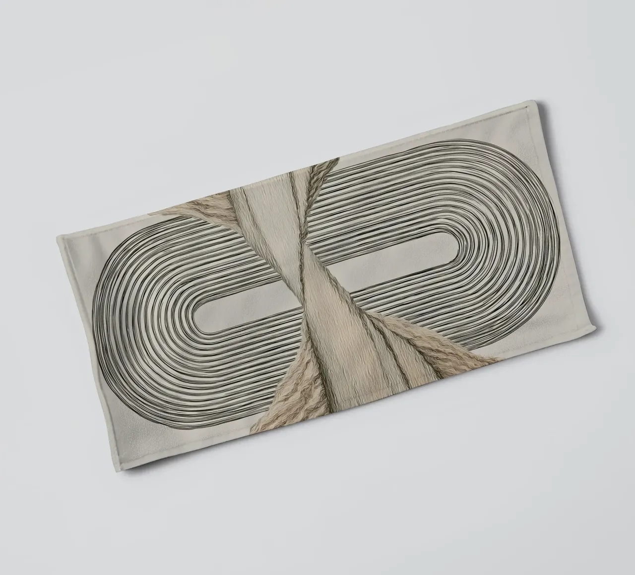 Abstract forms towel by Pictura