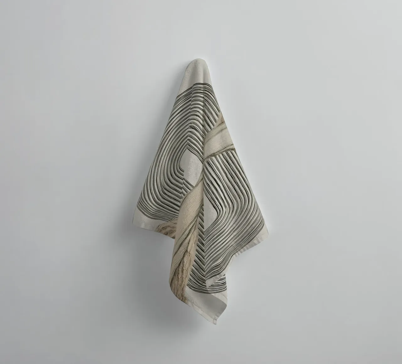 Abstract forms towel by Pictura