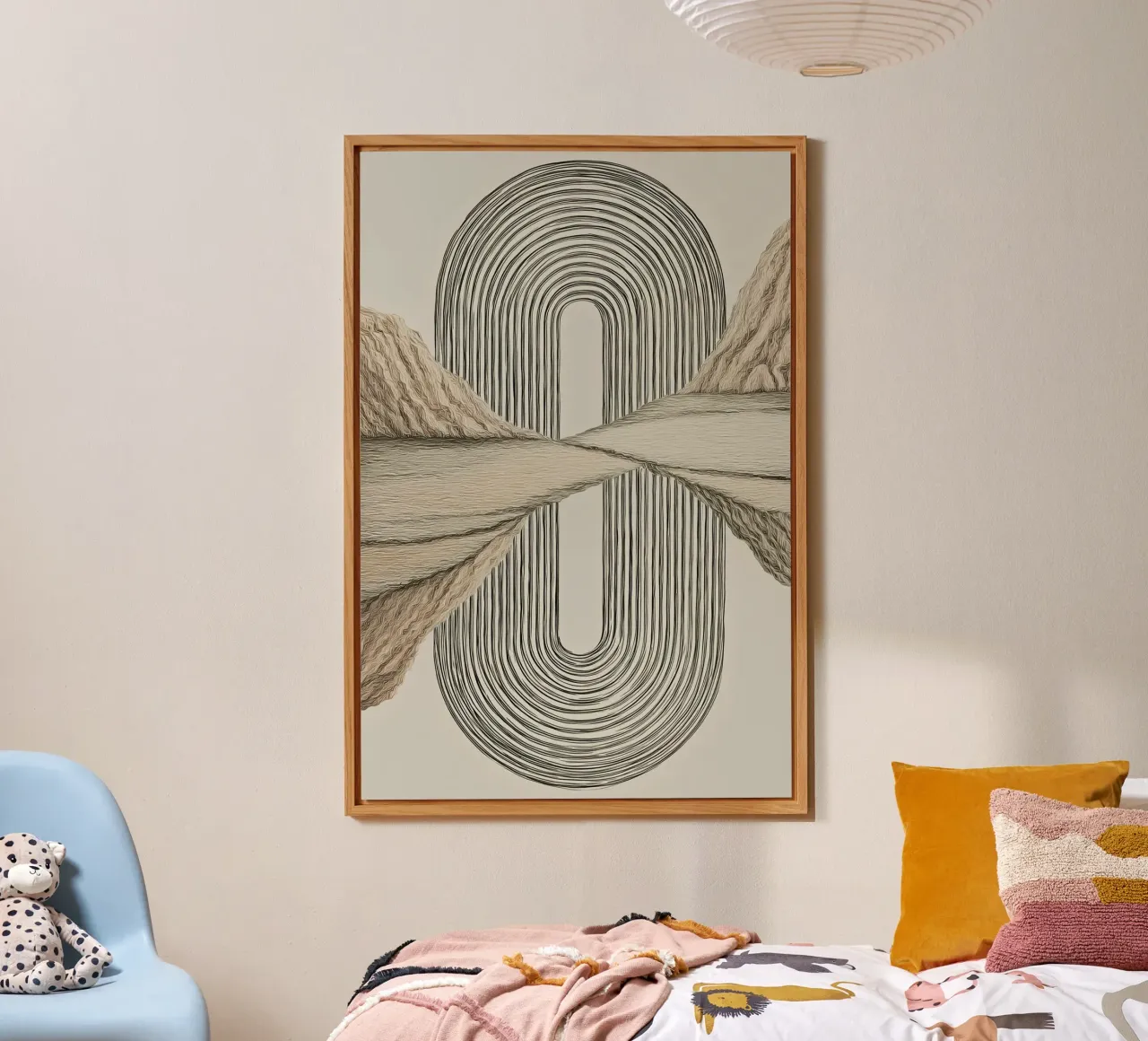 Abstract forms pannello forex da Pictura