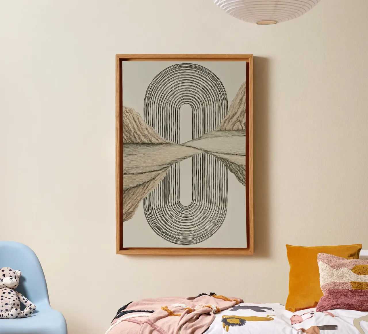 Abstract forms canvas by Pictura