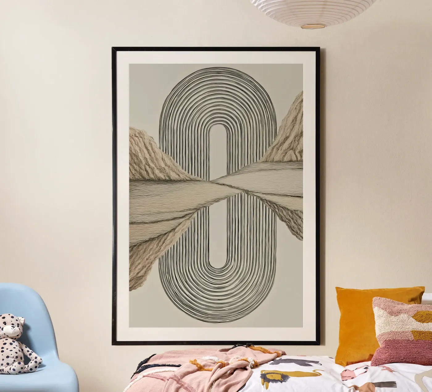 Abstract forms poster van Pictura