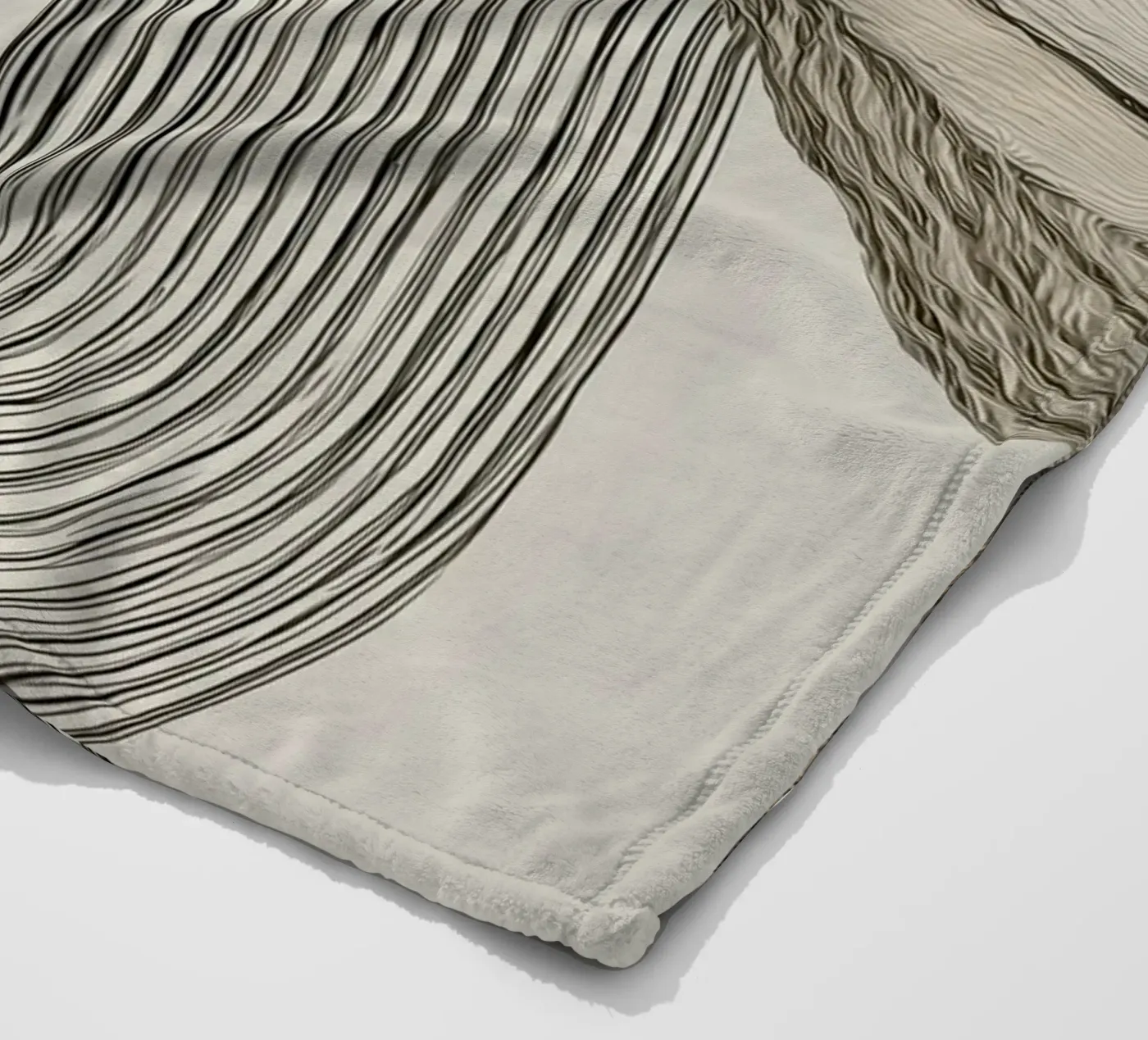 Abstrakte Formen Fleecedecke von Pictura