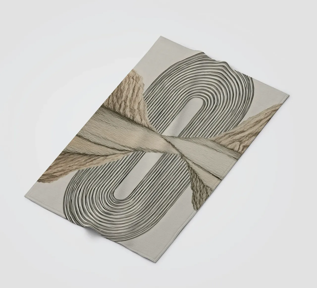 Abstract forms Fleecedecke von Pictura