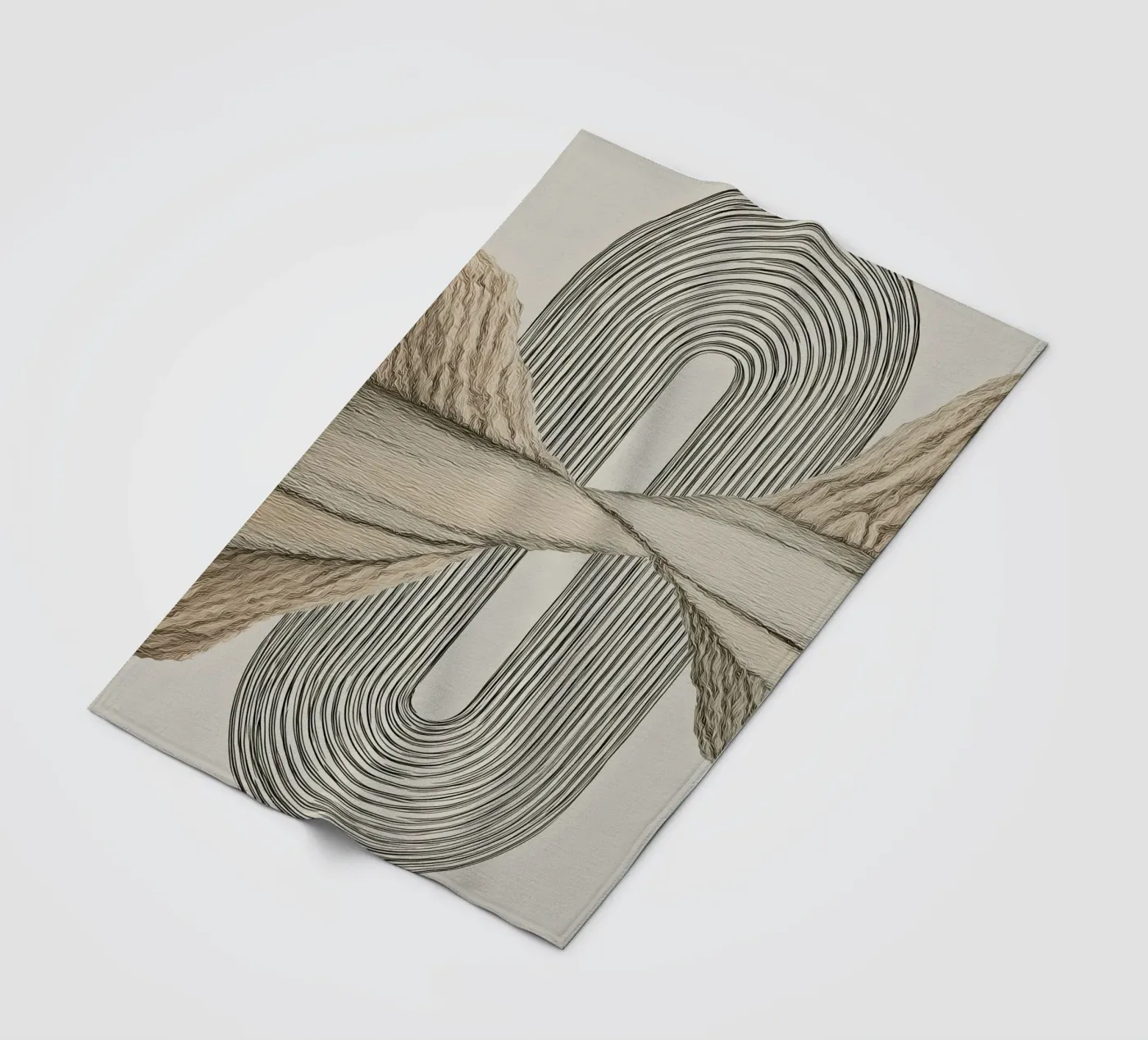 Abstract forms Fleecedecke von Pictura