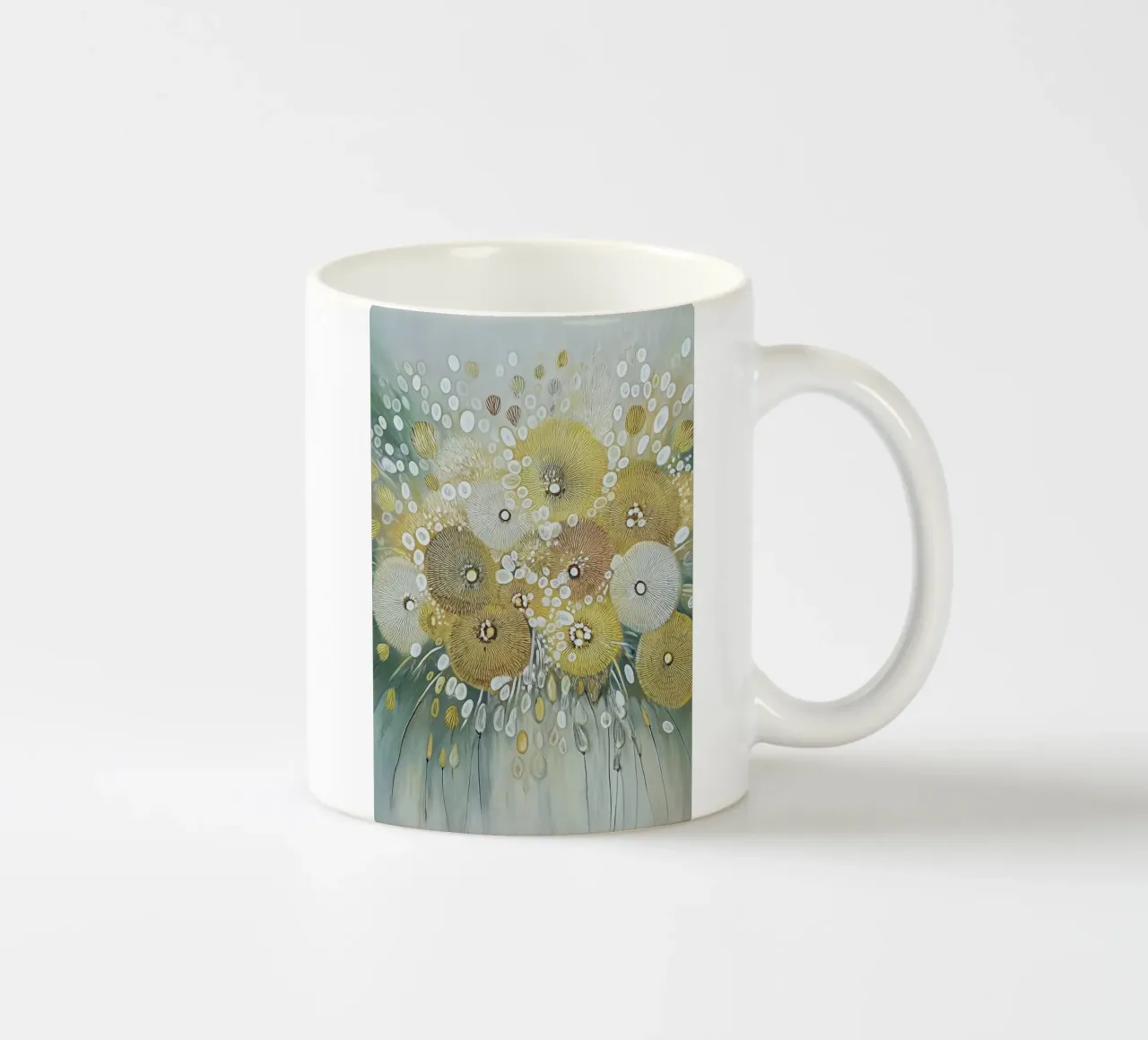 Fiori astratti tazza in ceramica da Pictura