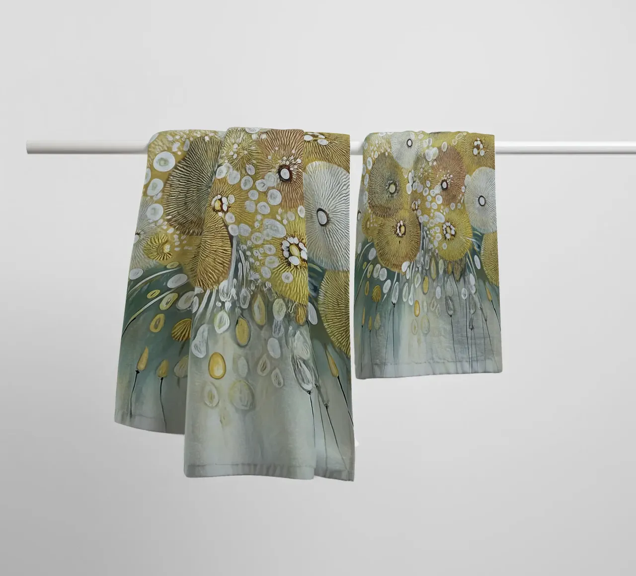 Fiori astratti asciugamano da bagno da Pictura