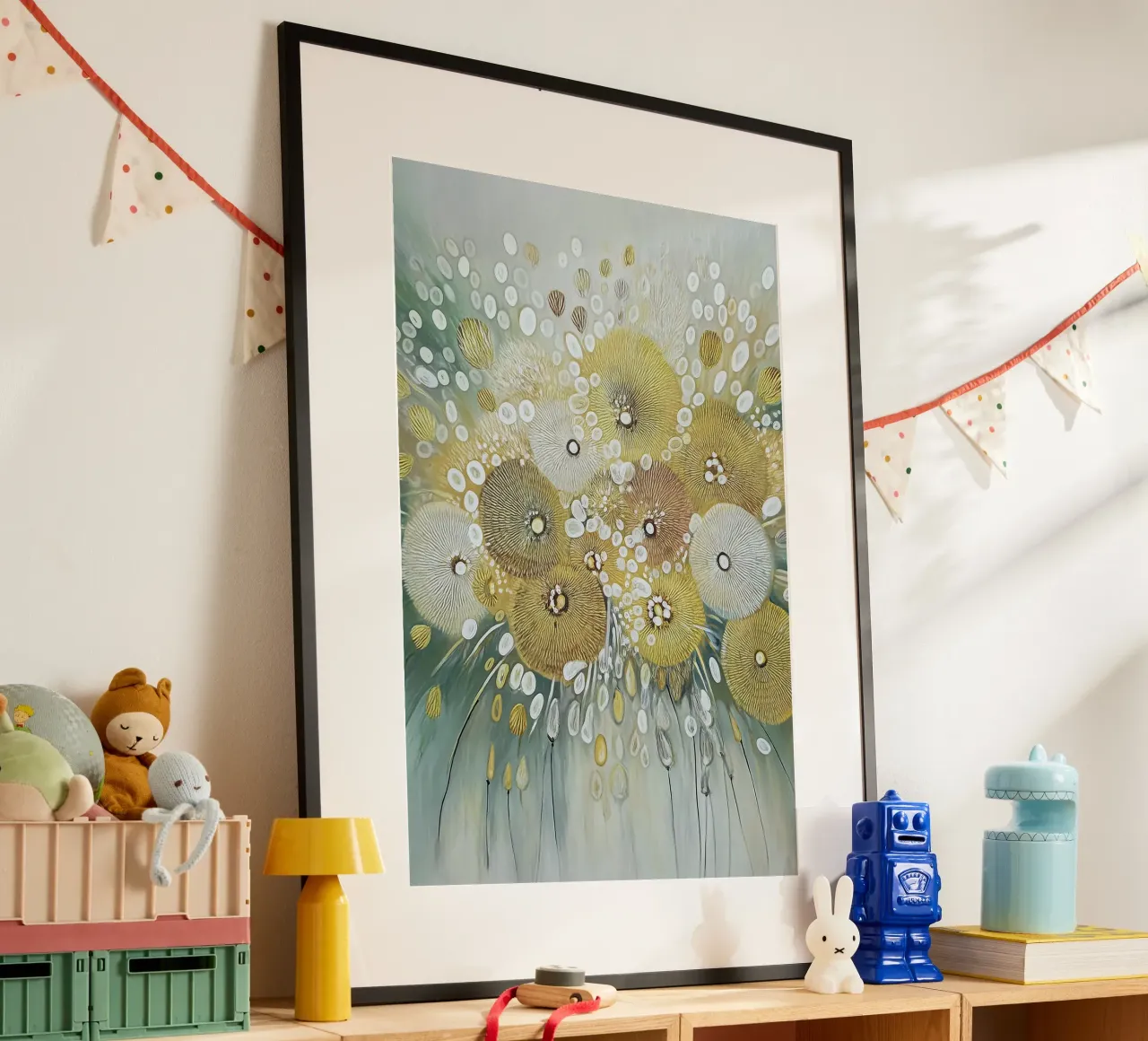 Fiori astratti carta hahnemühle da Pictura